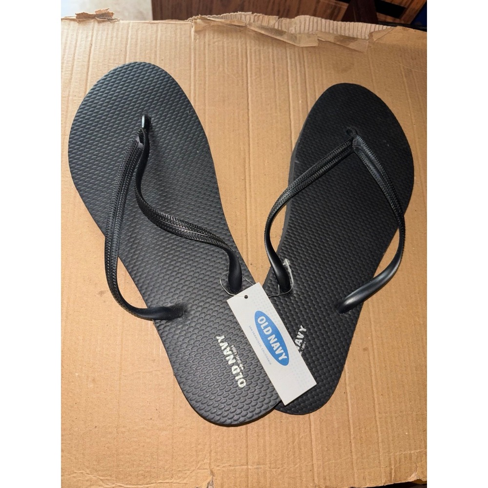 Flip flop Black Old Navy with tags Size 9-10